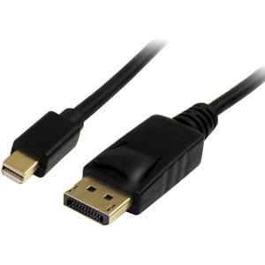 StarTech.com 3m (10 ft) Mini DisplayPort to DisplayPort Adapter Cable M/M - Mini DP to DP Adapter - MDP to Display Port - Black 10 feet