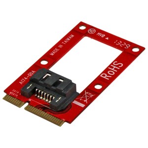 StarTech.com mSATA to SATA HDD/SSD Adapter Mini SATA to SATA ConverterCard - mSATA to SATA 2.5/3.5 Hard Drive Adapter Converter Card - mSATA port to SATA port Adapter Converter Card