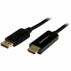 StarTech.com DISPLAYPORT TO HDMI CONVERTER CABLE - 6 FT (2M) - 4K