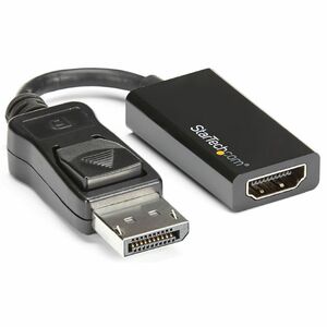 StarTech.com DisplayPort to HDMI Adapter - DP to HDMI Converter - UHD 4K 60Hz - Connect your DP computer to an HDMI display using this converter which supports Ultra HD resolutions