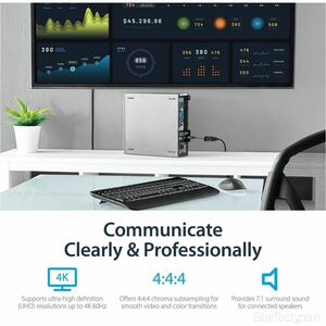 StarTech.com DisplayPort to HDMI Adapter - DP to HDMI Converter - UHD 4K 60Hz - Connect your DP computer to an HDMI display using this converter which supports Ultra HD resolutions