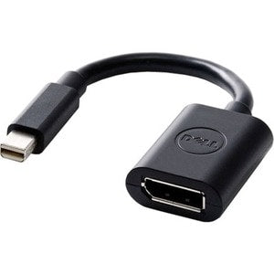 Dell 450-19125, Mini DisplayPort (M) to DisplayPort (F) Adapter, 1 Year Warranty