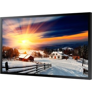 54.6" OUTDOOR IP56 DISPLAY. FULL HD 2500CD/M2 RS232/RJ45 CONTROL IK10 LEVEL TEMPERED GLASS POLARISED SUNGLASSES VIEWABLE HDBASET LAN COMMON BUILT IN QUAD CORE MEDIA PLAYER MAGICINFO S4 TIZEN SS