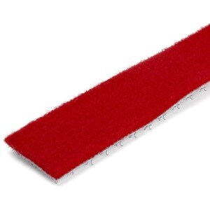 StarTech.com Hook and Loop Tape - 30 4 m - Reusable Adjustable Cable Ties - Red (HKLP100RD)