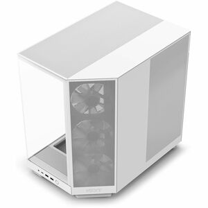 NZXT H6 Flow RGB 2023 Compact Dual chamber ATX Case with RGB Fans All White Color