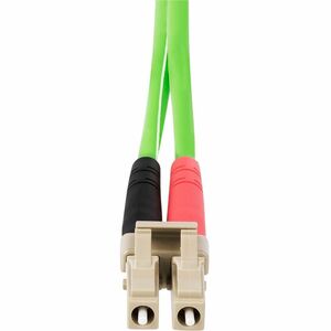 StarTech.com 2M (6.6FT) LC TO LC (UPC) OM5 MULTIMODE FIBER OPTIC CABLE 50/125A DUPLEX LOMMF ZIPCORD VCSEL 40G/100G LSZH