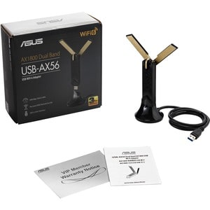 ASUS USB-AX56 AX1800 USB3.0 DUALBAND WIRELESS ADAPTER 3Y