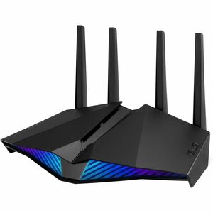 ASUS RT-AX82U AX5400 DUAL BAND WIFI 6 GAMING ROUTER 802.11AX MOBILE GAME MODE ASUS AURA RGB MESH WIFI SUPPORT GEAR ACCELERATOR GAMING PORT ADAPTIVE QOS PORT FORWARDING 3YR WARRANTY