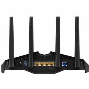 ASUS RT-AX82U AX5400 DUAL BAND WIFI 6 GAMING ROUTER 802.11AX MOBILE GAME MODE ASUS AURA RGB MESH WIFI SUPPORT GEAR ACCELERATOR GAMING PORT ADAPTIVE QOS PORT FORWARDING 3YR WARRANTY