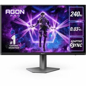 AOC AG276QZD2 27 2560X1440 QHD 0.03MS 240HZ OLED 16:9 GAMING MONITOR HDMI/DP HDR10 EARPHONE SPEAKERS HEIGHT ADJUSTABLE/PIVOT/SWIVEL/TILT VESA100X100 3 YEARS WARRANTY