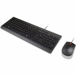 Lenovo 4X31R64400 keyboard Mouse included Universal USB US English Black