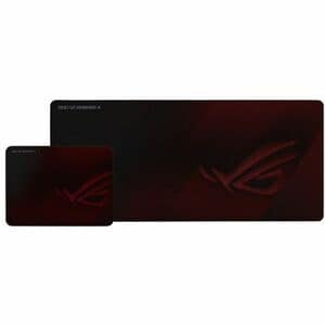 ASUS ROG Scabbard II Arctic Gray XXL is extended gaming mouse pad with protective nano coating for a water- oil-and dust-repellent surface