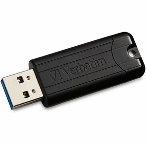 VERBATIM Store'n'Go Pinstripe USB 3.0 Drive 128GB (Black)
