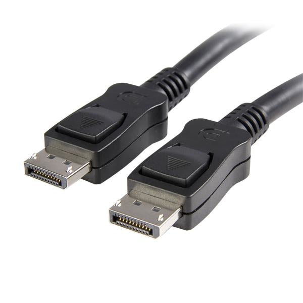StarTech DISPL50CM, 0.5m DisplayPort Cable with Latches - M/M - 50cm DP Cable - 50cm DisplayPort Cable