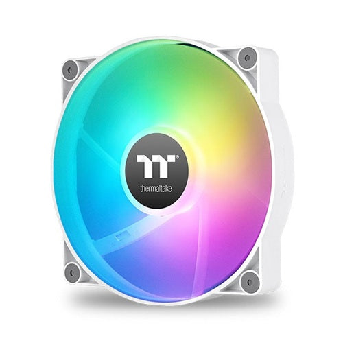 Thermaltake CL-F180-PL20SW-A, CT200 ARGB Sync Performance PWM Fan, Fan Size: 200mm, Single Fan, White, 2 Year Warranty