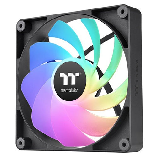 Thermaltake CL-F174-PL14SW-A, CT140 Reverse ARGB Sync PC Cooling Fan, Fan Size: 140mm, PWM, Airflow: 94.95CFM, Noise: 32.8dBA, Pack of 2, Black, 2 Year Warranty