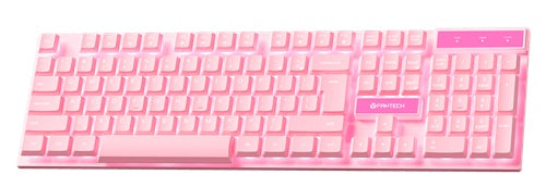 Fantech KBFTP51PK, P51 5 in 1 Power Bundle, Includes Shikari K515 Gaming Keyboard, Crypto VX7 Gaming Mouse, Vigil MP356 Medium Mousepad, Flash HQ53 Gaming Headset, Tower II AC304 Headset Stand, Sakura Pink, 1 Year Warranty