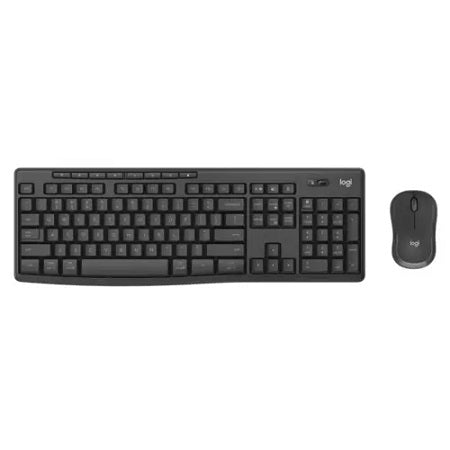 Logitech 920-012083, MK370 Keyboard and Mouse Combo, 112Keys, Wireless+Bluetooth, USB-A, Graphite, 2 Year Warranty