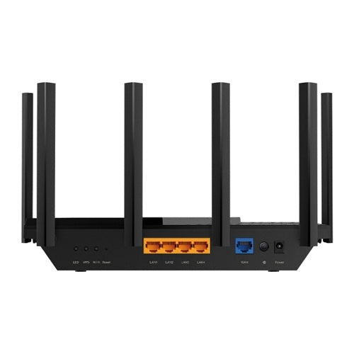 TP-Link Archer AXE75 AXE5400 Tri-Band Gigabit Wi-Fi 6E Router, 574 Mbps at 2.4 GHz + 2402 Mbps at 5 GHz + 2402 Mbps at 6 GHz