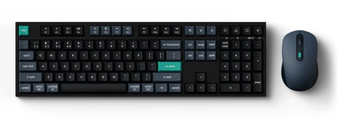 Keychron KBKCKCBD2, B36 Silent Keyboard and BM25 Silent Mouse Wireless Combo, Keyboard: 100% Full Key Layout, Tri-mode (2.4GHz/5.2/Wired USB-C), Up to 320Hrs Battery Life, Mac/Windows Switch, Mouse: 400-2400 DPI, PAW3212 Sensor, Tri-mode (2.4GHz/BT 5.2/W