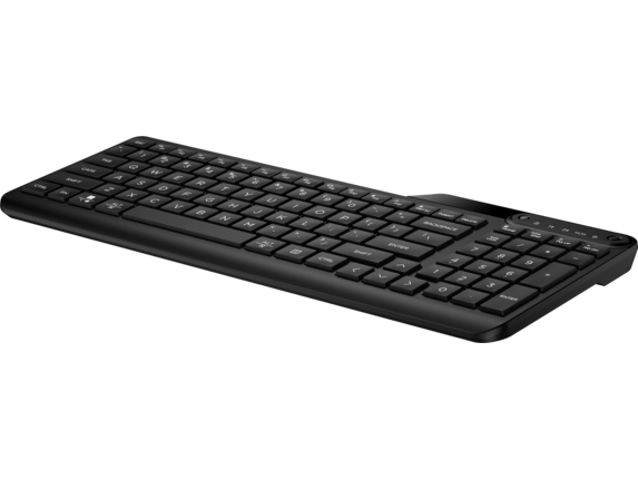 HP 475 Dual-Mode Wireless Keyboard Bluetooth 5.3 Up to 24M Battery life USB Type-A port Multi-OS Device Unifying Dongle Slim full numpad Black