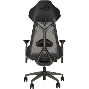 ASUS ROG Destrier Core ergo gaming chair with futuristic cyborg aesthetic versatile seat adjustments for the perfect posture and crafted from durable polyamide nylon and breathable mesh