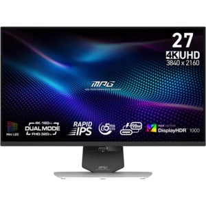 MSI 27 Mini LED Rapid IPS Dual Mode: UHD@160Hz FHD@320Hz HDR1000