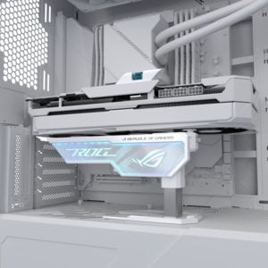 ASUS ROG HERCULX GRAPHICS CARD HOLDER WHITE