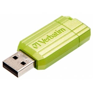 VERBATIM Store n Go Pinstripe USB 2.0 Drive 32GB - Eucalyptus Green