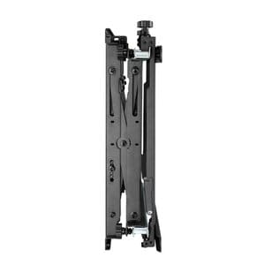 ATDEC Display capacity 70kg 154lb. Pop-outdistance from wall: Min 110mm 4.33" and maximum 315mm 12.4".Pop-out lock included. VESA to 400x400 and to 600x400 or 400x600 with adaptor included.