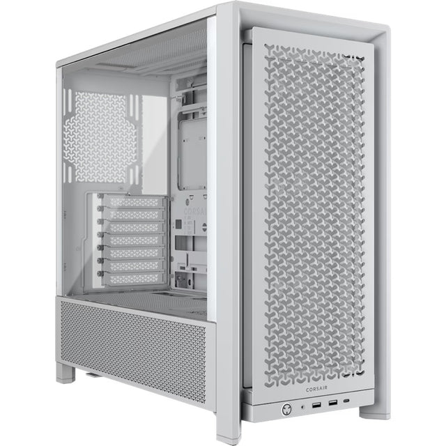 Corsair FRAME 4000D RS Modular Mid-Tower PC Case - White, ATX, 430mm GPU, 170mm CPU cooler, 360mm rad, 1x USB-C 3.2 Gen 2