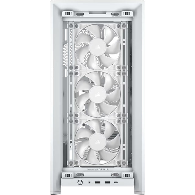 Corsair FRAME 4000D RS Modular Mid-Tower PC Case - White, ATX, 430mm GPU, 170mm CPU cooler, 360mm rad, 1x USB-C 3.2 Gen 2