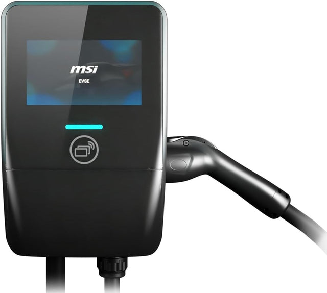 MSI Smart EV Charger EV Premium V2, Single Phase 32A, 7.4KW ,5M Type 2 Charging gun, 7" IPS, IP55 (Charger) / IP67 (charging gun)