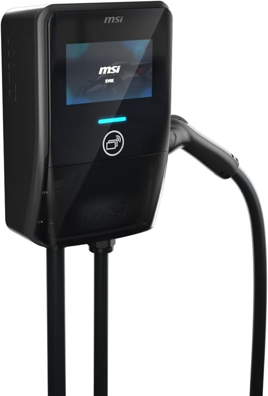 MSI Smart EV Charger EV Premium V2, Single Phase 32A, 7.4KW ,5M Type 2 Charging gun, 7" IPS, IP55 (Charger) / IP67 (charging gun)
