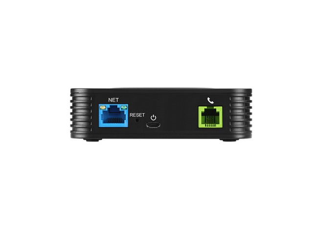 Grandstream HT801 V2 1 Port FXS analog telephone adapter (ATA) allows users to create a high-quality and manageable IP telephony solution for reside
