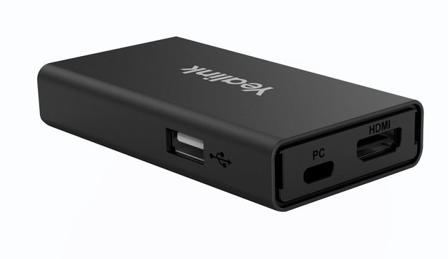 Yealink VCH51, Cable Content Sharing Box for MeetingBar A20 & A30 series, 0.6m HDMI Cable, 0.6m USB-C Cable, HDMI Sharing