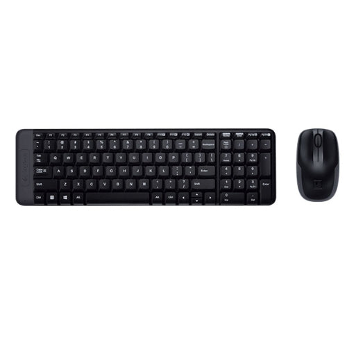 Logitech 920-003235, MK220 Wireless Keyboard and Mouse Combo, Much smaller design, same keys 2.4 GHz 128-bit AES encryption Fewer battery hassles, 3 Years