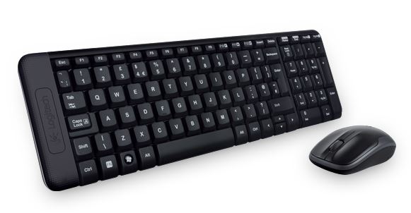 Logitech 920-003235, MK220 Wireless Keyboard and Mouse Combo, Much smaller design, same keys 2.4 GHz 128-bit AES encryption Fewer battery hassles, 3 Years