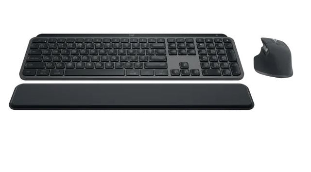Logitech MX KEYS S COMBO Performance Combo: MX Master 3S, MX Keys S & MX Palm Rest 8000 DPI (Graphite)