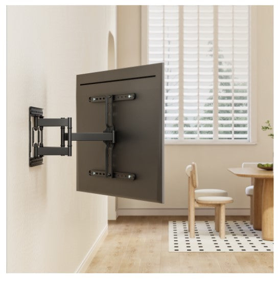 Brateck LPA83-466 MODERN ULTRA-SLIM FULL-MOTION TV WALL MOUNT For most 43"-90" TVs (LS)