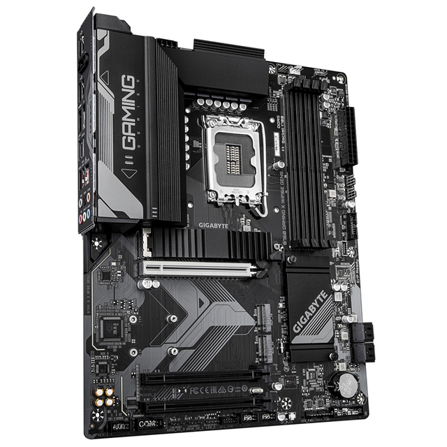 Gigabyte B760 GAMING X WIFI6E GEN5, Intel LGA 1700 ATX Motherboard, 4x DDR5 ~256GB, 3x PCI-E x16, 3x M.2, 4x SATA, 1x USB 3.2, 1x USB-C, 5x USB 2.0