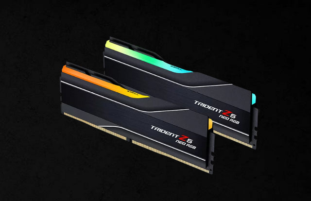 G.SKILL F5-6000J2636H32GX2-TZ5NR 64GB (2 x 32GB)/ AMD EXPO/ DDR5 6000tm/s/ Timings 26-36-36-96 Heatsink/ Voltage1.45v/ TZ5 Neo RGB