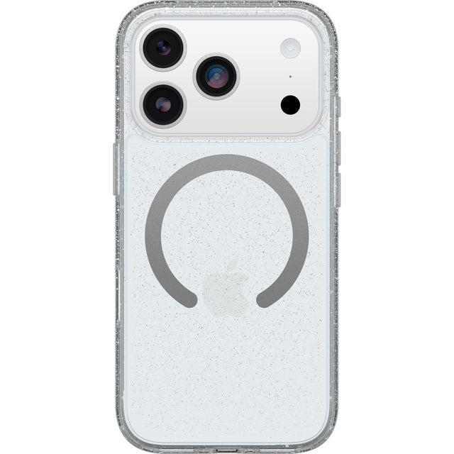 OtterBox Symmetry Clear MagSafe Apple iPhone 17 Pro Case Stardust 4.0 (Clear) - (77-98838), DROP+ 3X Military Standard, Raised Edges, 7 Years Warranty