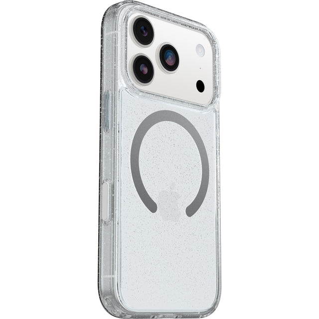 OtterBox Symmetry Clear MagSafe Apple iPhone 17 Pro Case Stardust 4.0 (Clear) - (77-98838), DROP+ 3X Military Standard, Raised Edges, 7 Years Warranty