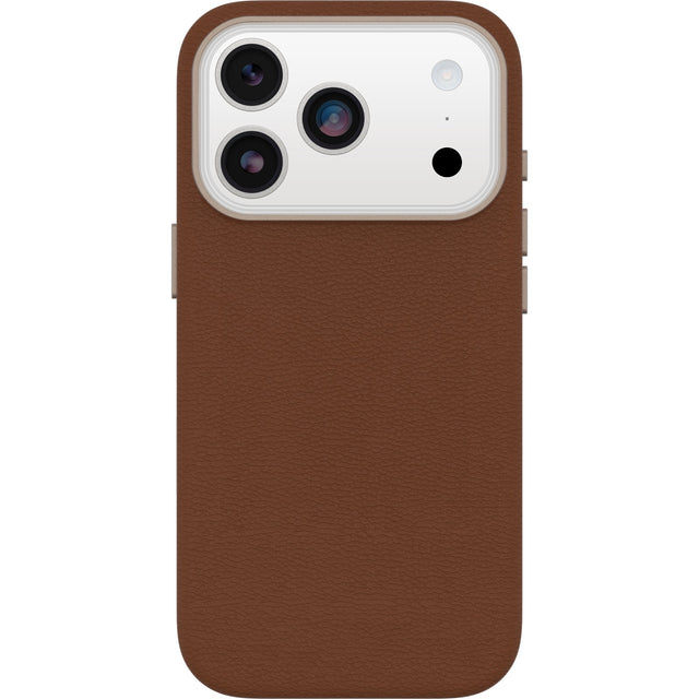 OtterBox Symmetry Cactus Leather MagSafe Apple iPhone 17 Pro Max (6.9") Desert Saddle (Brown) - (77-99065),DROP+ 3X Military Standard,7 Years Warranty