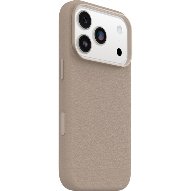 OtterBox Symmetry Cactus Leather MagSafe Apple iPhone 17 Pro Max (6.9") Case Grey Comfort - (77-99073), DROP+ 3X Military Standard, 7 Years Warranty