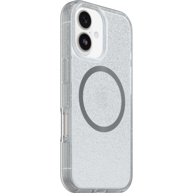 OtterBox React MagSafe Apple iPhone 17 (6.3") Case Stardust (Clear Glitter) - (77-99277), DROP+ Military Standard, Raised Edges, 7 Years Warranty