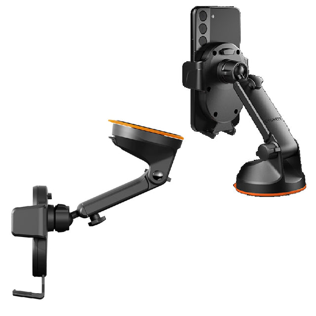 Cygnett EasyMount Universal Car Window or Dash Extendable Mount - Black (CY4624WLCCH),Extendable Arm (up to 250mm), 2 Years Warranty