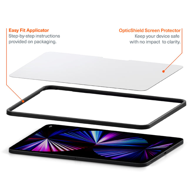 Cygnett OpticShield Apple iPad Pro M4 (11") (5th Gen) Japanese Tempered Glass Screen Protector - Superior Impact Absorption, 2 Years Warranty