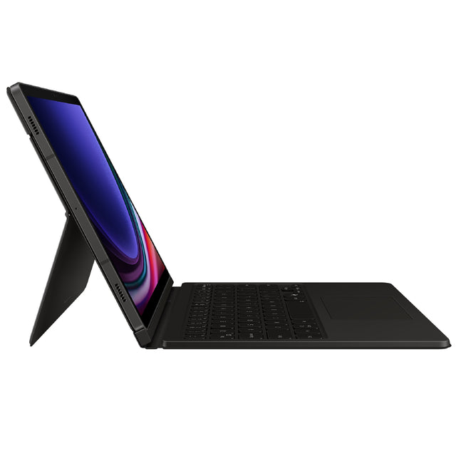 Samsung Galaxy Tab S9 Book Cover Keyboard Black - Magnitic, Effortless Comes In 150°, Wireless Sharing, AI Key